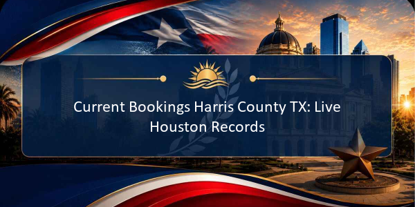Current Bookings Harris County TX: Live Houston Records