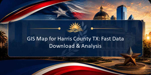 GIS Map for Harris County TX: Fast Data Download & Analysis