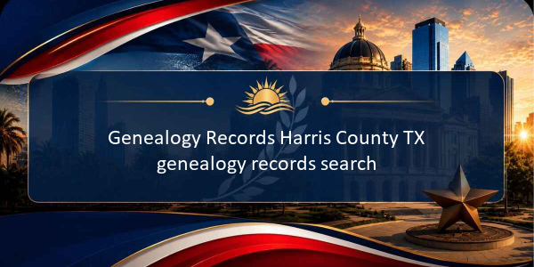 Genealogy Records Harris County TX genealogy records search